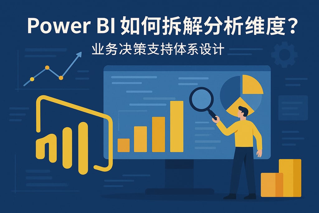 Power BI如何拆解分析维度？业务决策支持体系设计